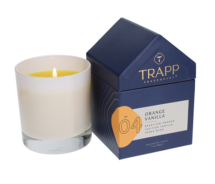 Orange Vanilla 7oz Candle in House Box