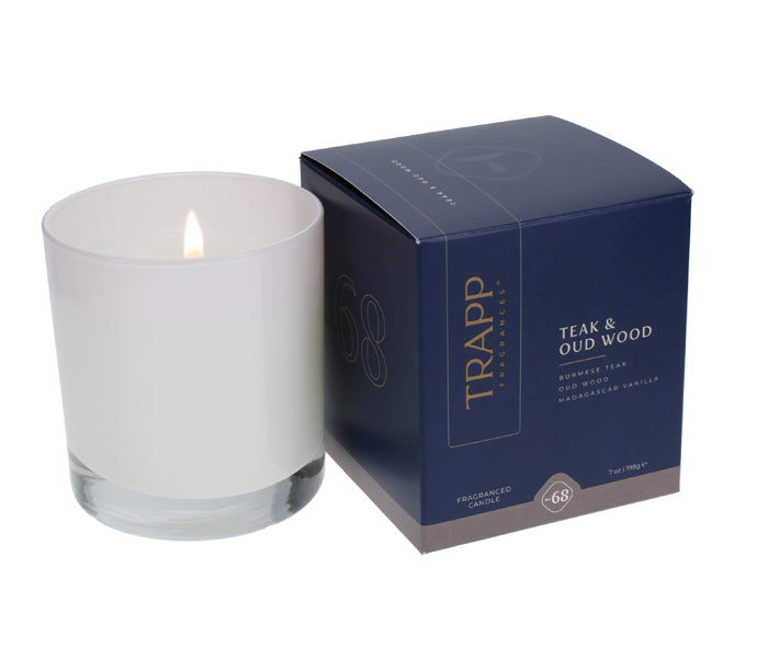 Teak & Oud Wood 7oz Candle in Signature Box