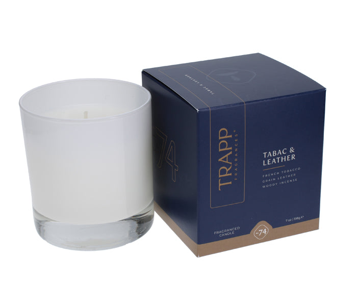 Tabac & Leather 7oz Candle in Signature Box