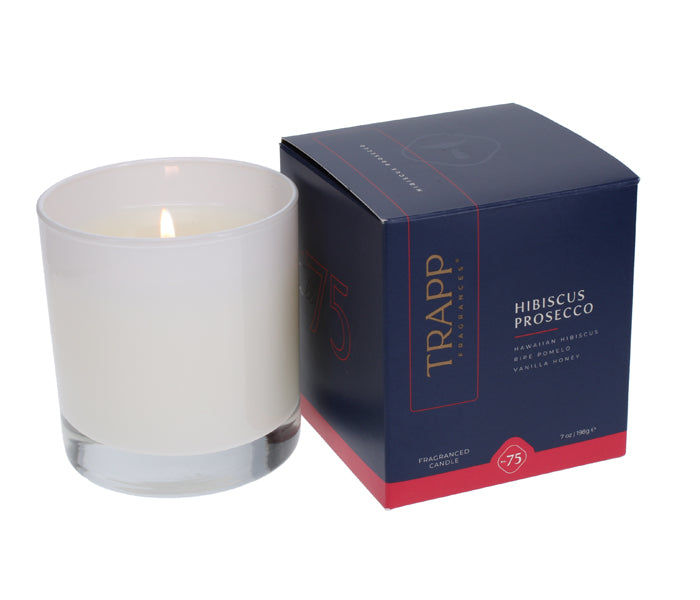 Hibiscus Prosecco 7oz Candle in Signature Box