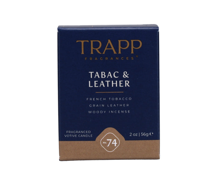 Tabac & Leather 2oz Votive Candle