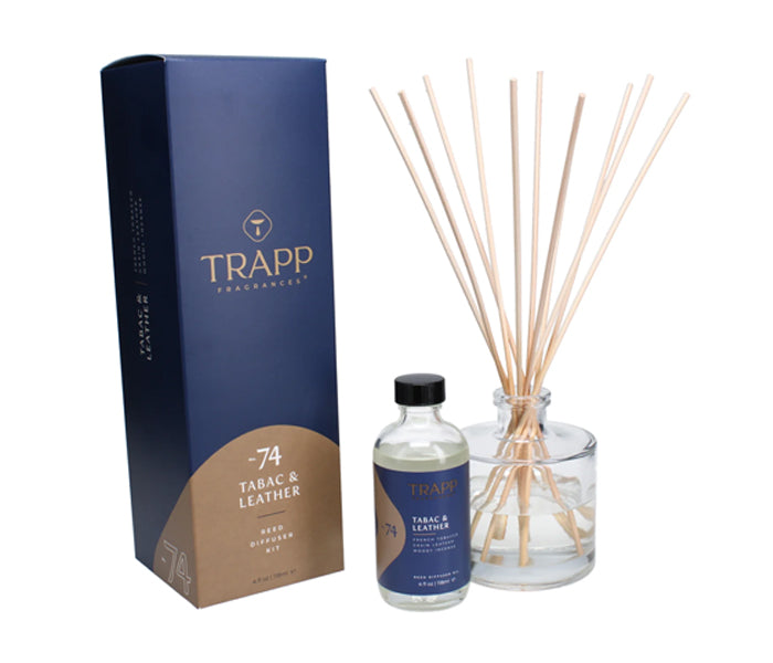 Tabac & Leather 4oz Reed Diffuser Kit