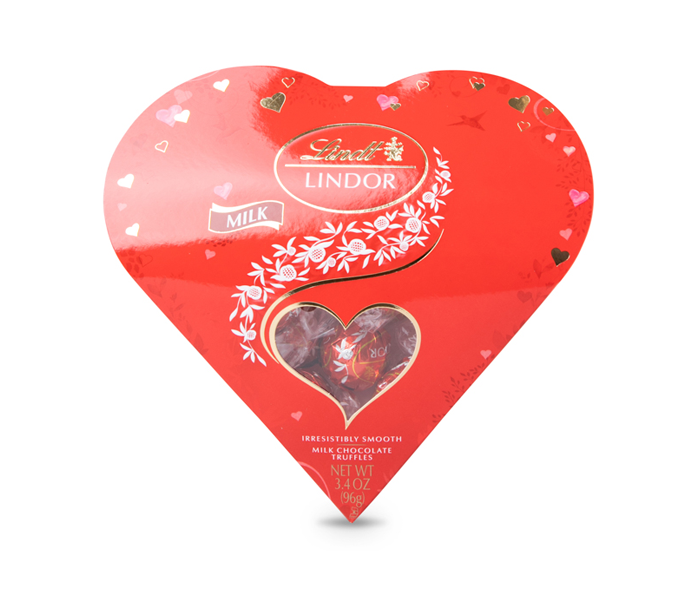 Lindt: 8pc Milk Chocolate Lindor Heart