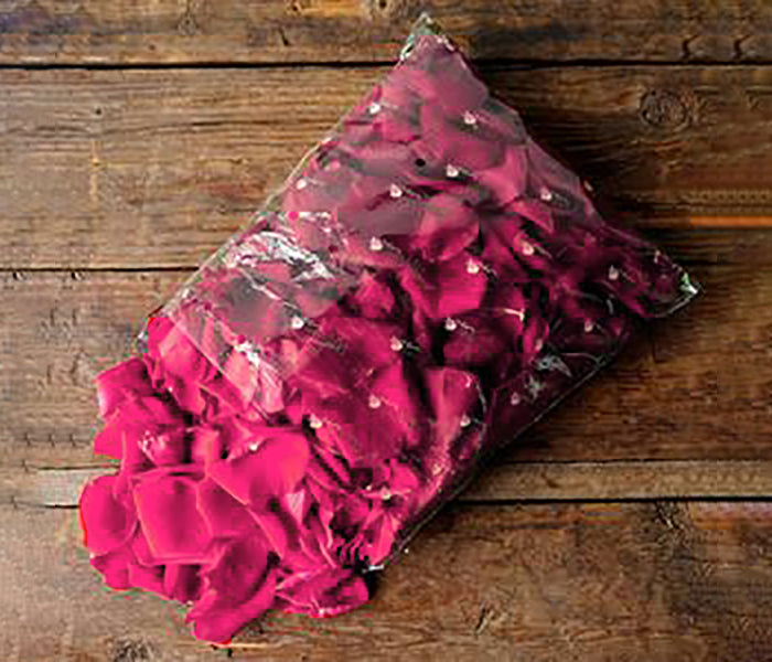 Pink Rose petals in a 5″x7″ bag