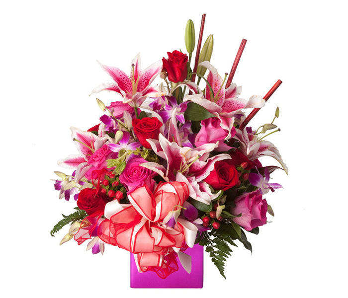 Calypso Mix - Roses, Lilies & Orchids