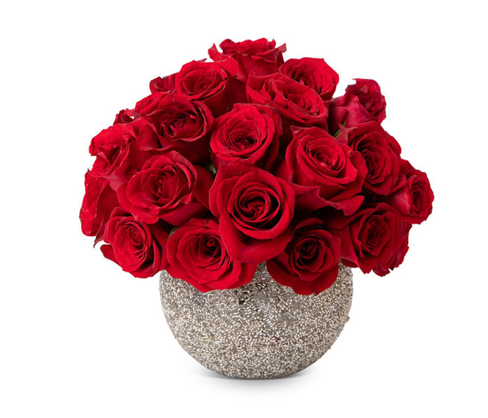 24 red rose arrangement 